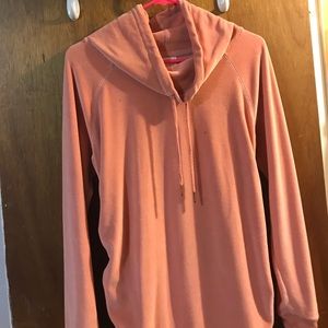 Pink Comfy Maternity Sweatshirt